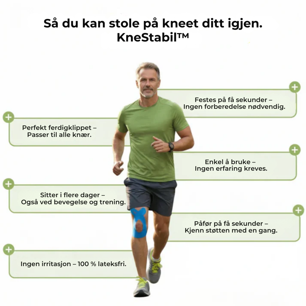 KneStabil™ | Stabil støtte og fri bevægelse