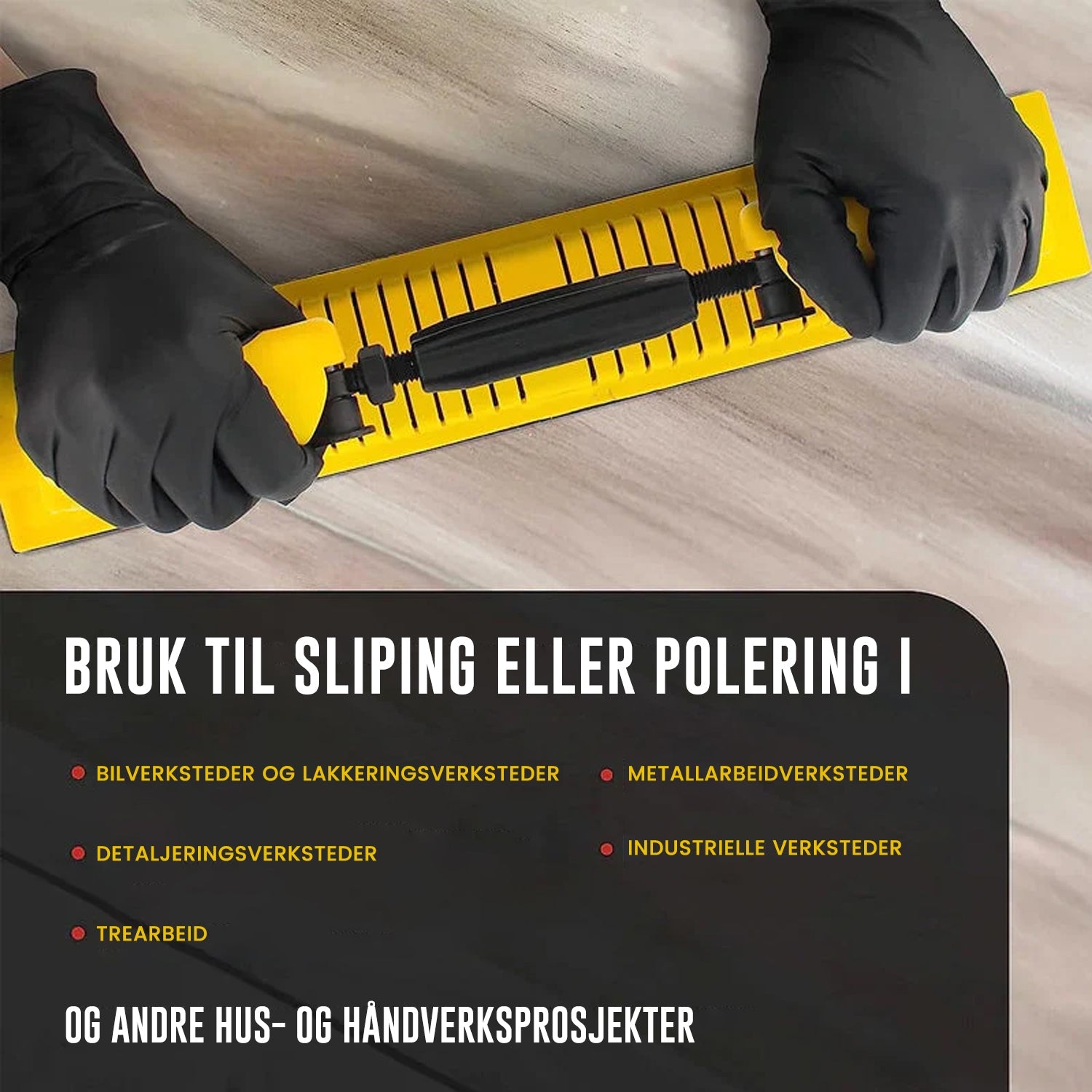 Justerbar Longboard håndslipefilblokk Håndsliper for langbrett