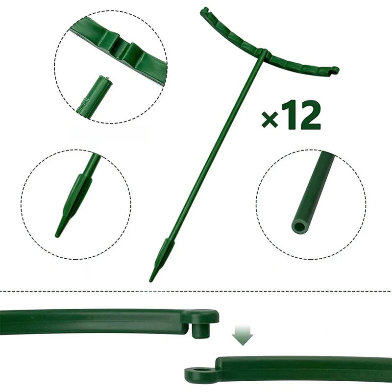 Støttebur for hageplanter