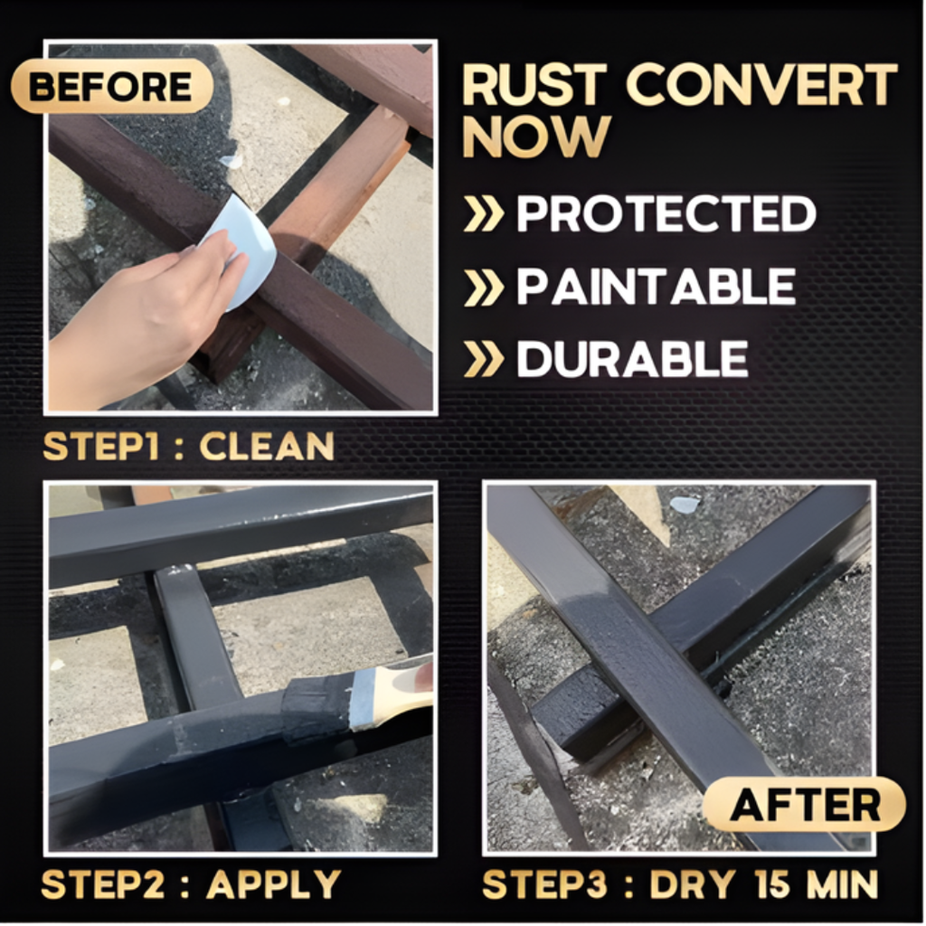 RustConversion 1+1 GRATIS: 2-I-1 Rustkonverteringsmaling Og Metallgrunning