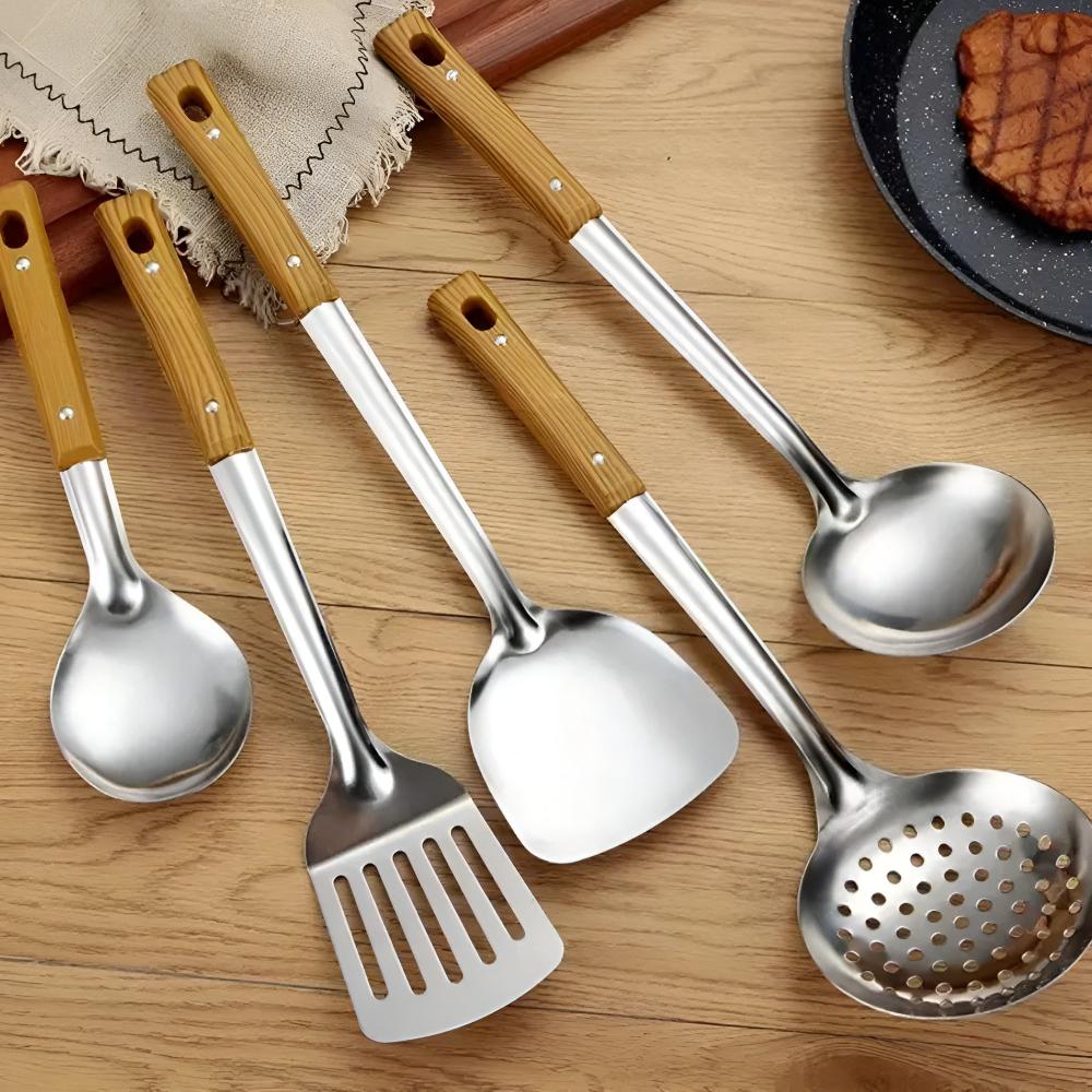 Klassisk bestikksett i rustfritt stål | 5 deler