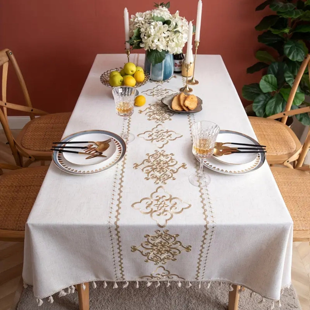 Sorella luksuriøs brodert duk