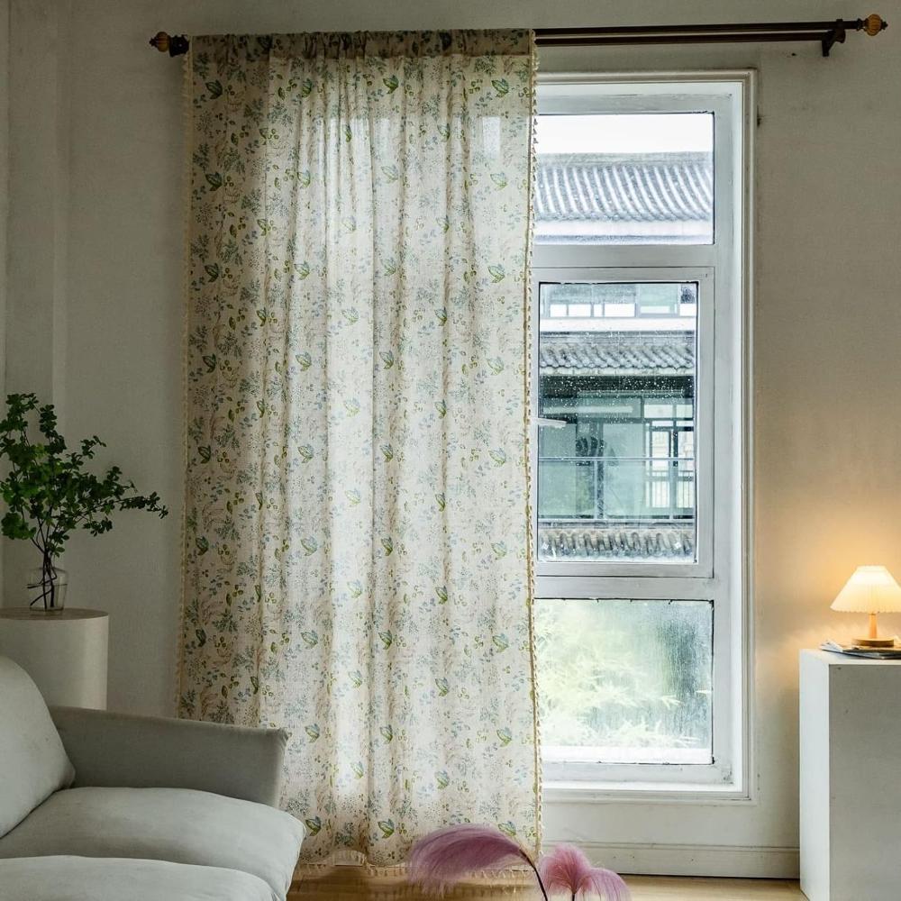 Gardin med villblomster
