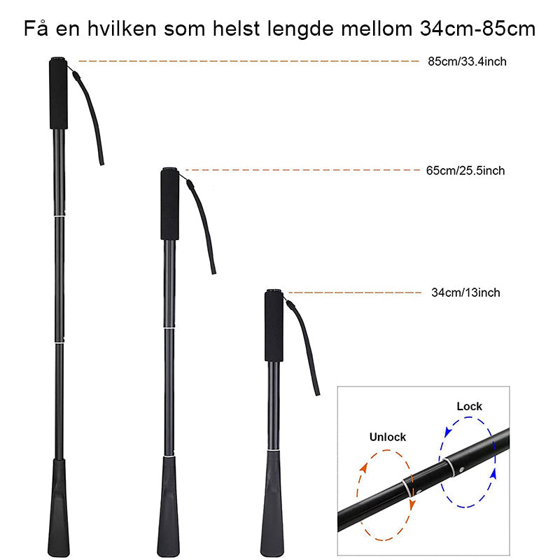 Metall skohorn Langt håndtak