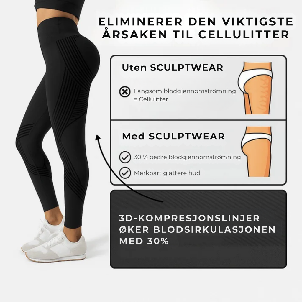 SculptWear™ | Leggings, der aktivt bekæmper cellulite