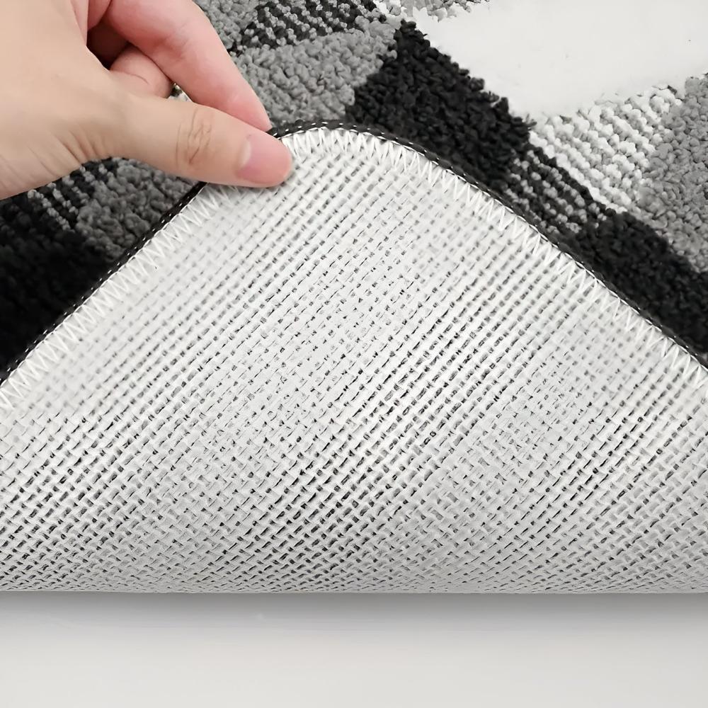 Sklisikkert geometrisk teppe i mikrofiber