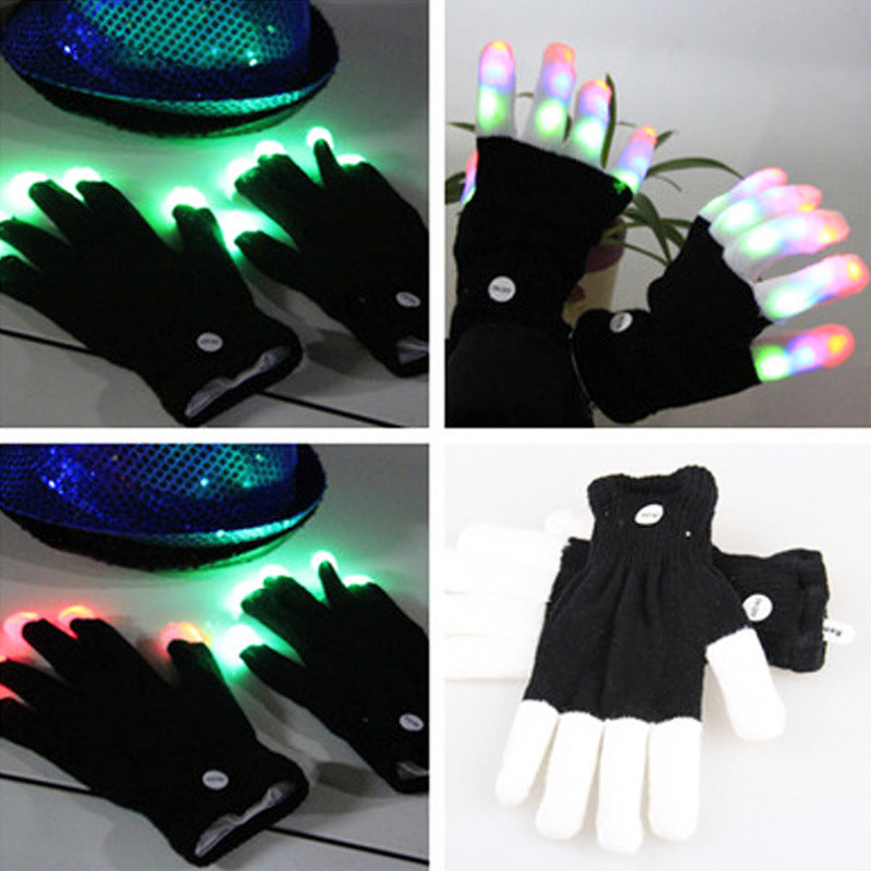LED-lysende hansker