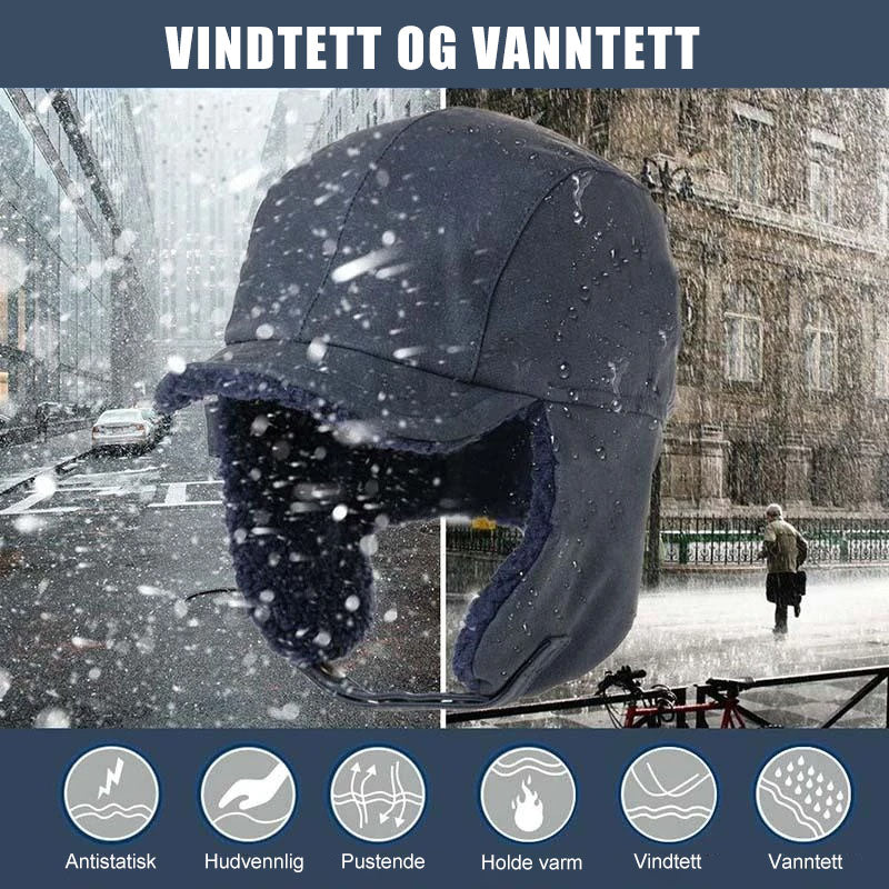 Unisex vindtett øre- og ansiktsbeskyttelses-lue