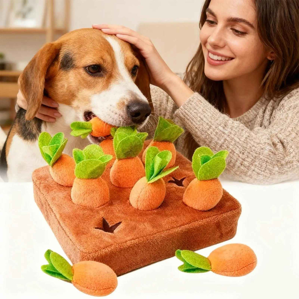 DogFri™ SniffingBoard: Premium Interaktiv Gulrot Puslespill Snusing Brett