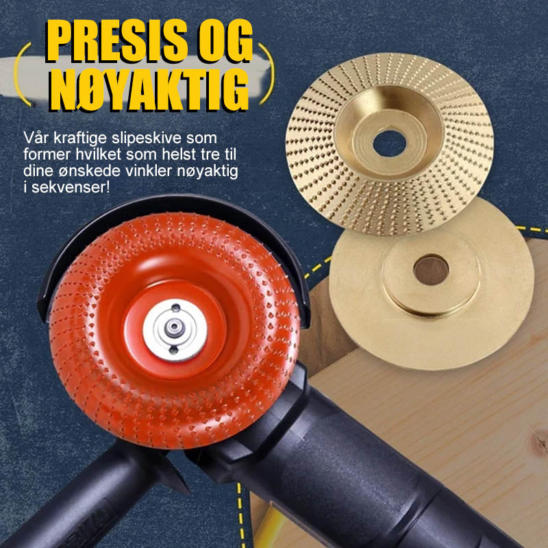 Trebearbeiding vinkelslipfat