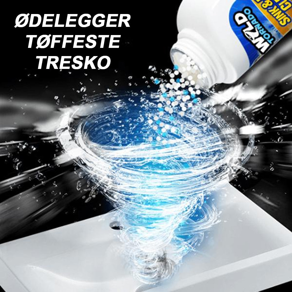 Kraftig vask og afløbsrenser
