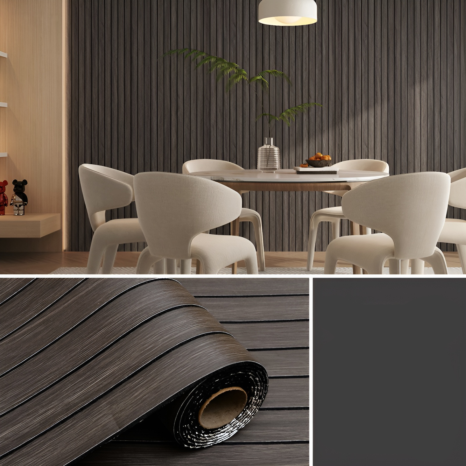 WallSticker: Elegant Tre-Lignende Selvklebende DIY Hjem Veggdekorasjon