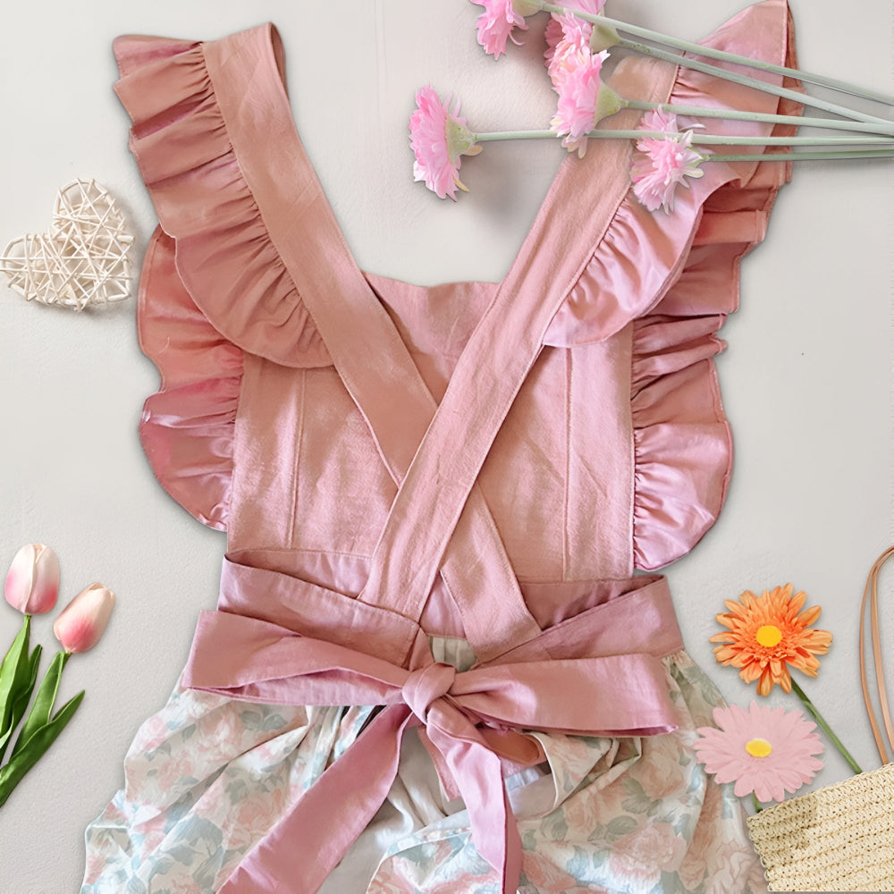 Lily Lace rosa forkle med blomster