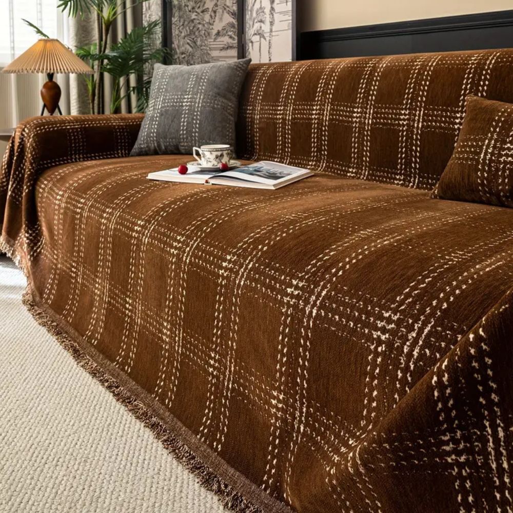 Chesterfield rutete sofatrekk
