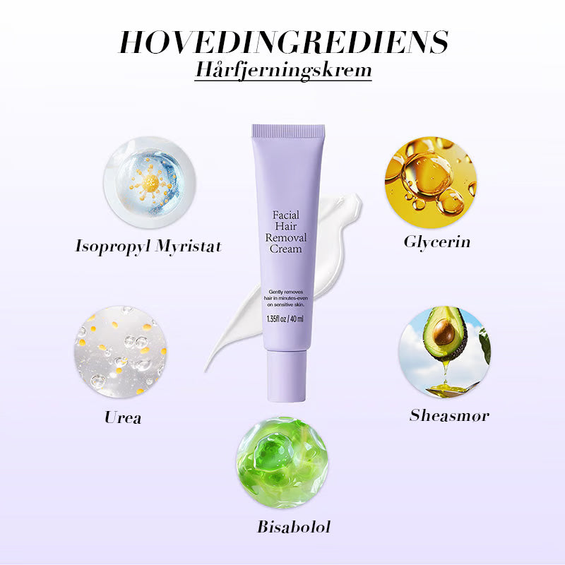 Hårfjerningskrem og Beroligende-essens