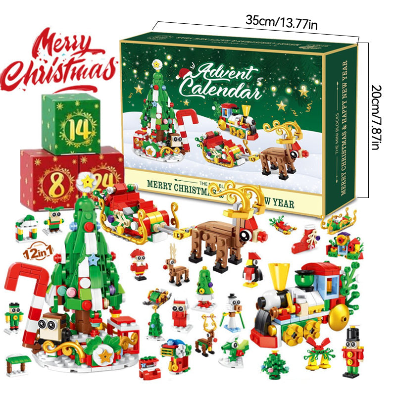 Ny adventskalender Barnas julebyggeklosser