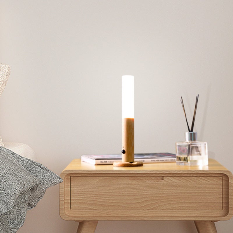 360° roterbar LED - vegglampe i tre - NordHjem