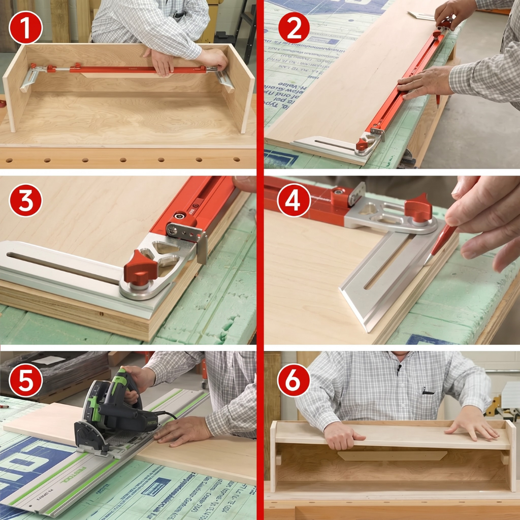 AngleStep™ | Justerbart trappetrinmåleværktøj i aluminiumslegering