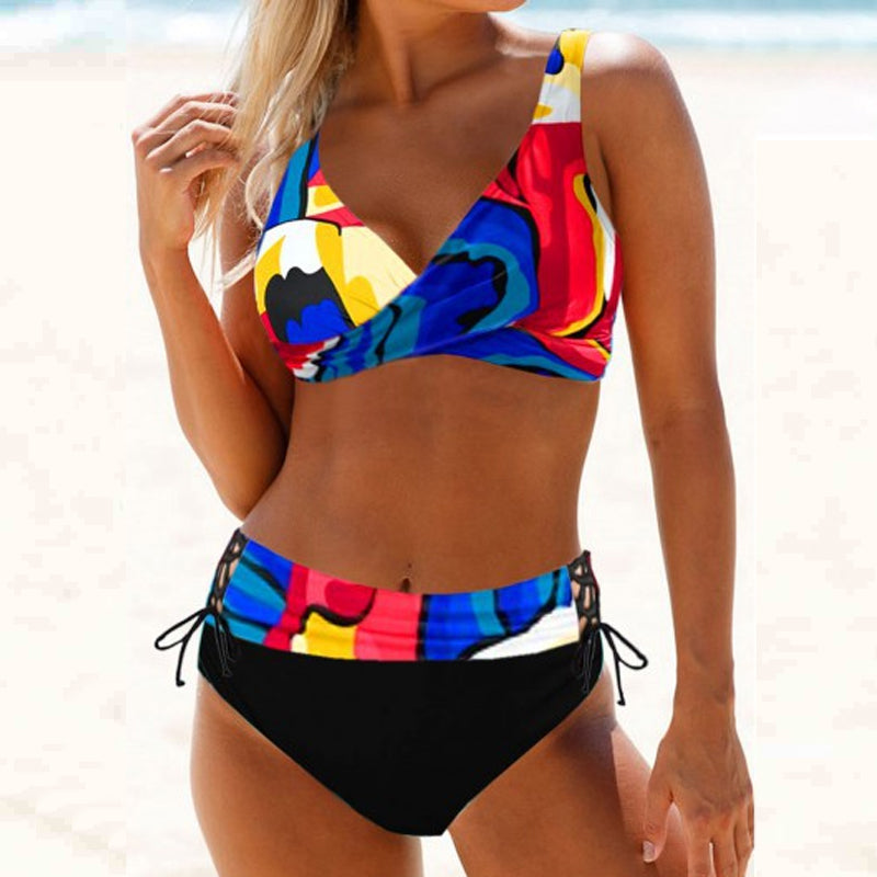 Fargerik bikini