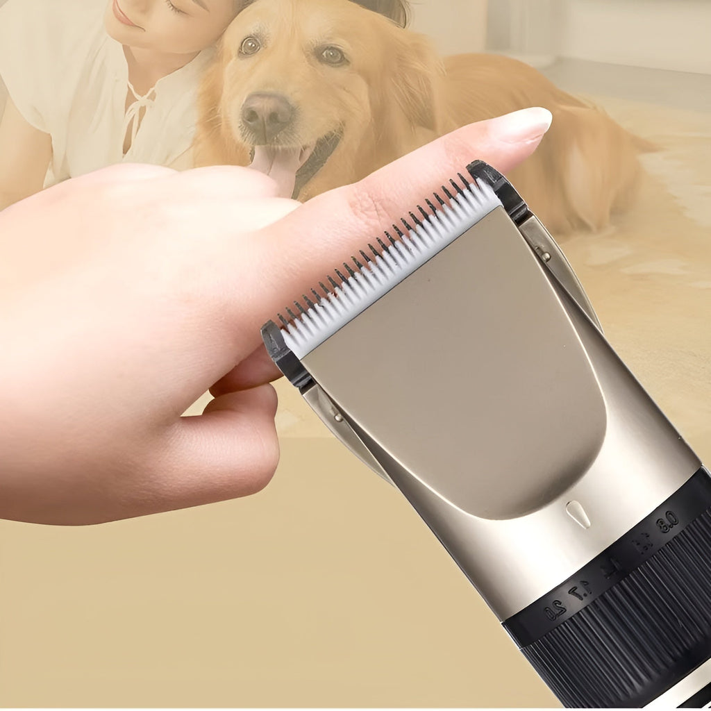 DogFri™ PetClipper: Høykvalitets Oppladbart Profesjonelt Kjæledyr Trimmesett