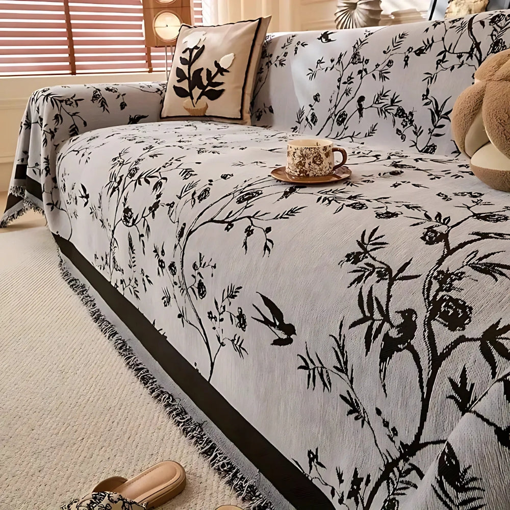 Ormel elegant chenille-sofatrekk