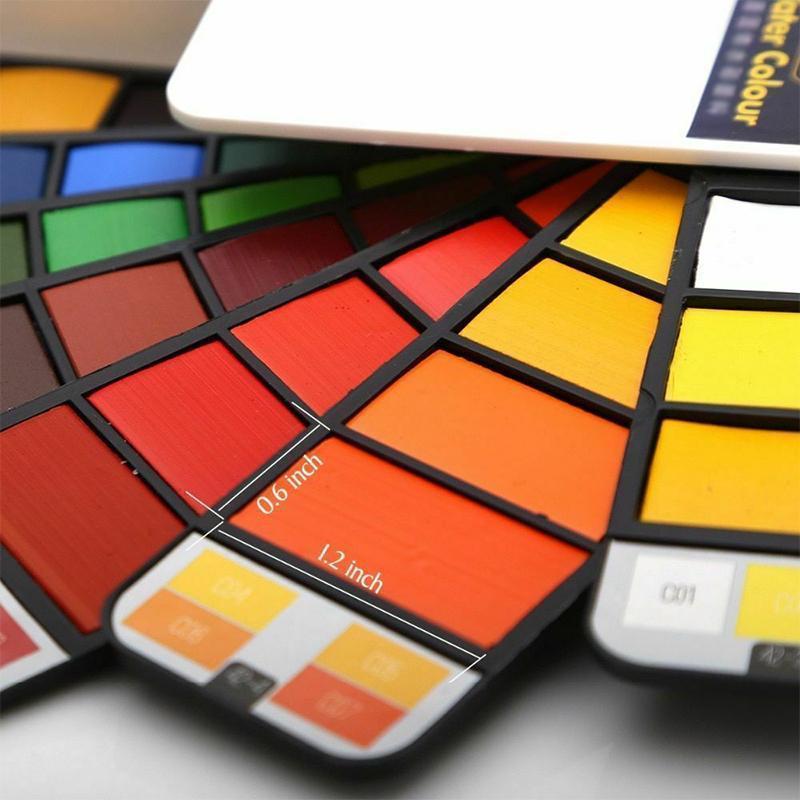 Solid Gouache Pigment Palette - la kreativiteten tale!