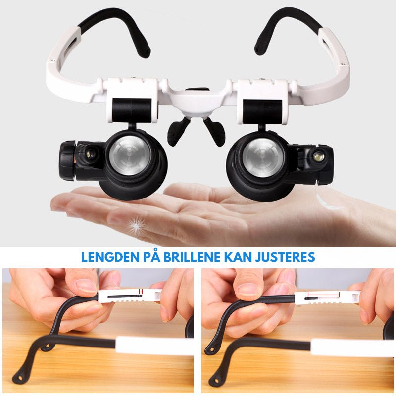 LED - briller Forstørrelsesglas - NordHjem