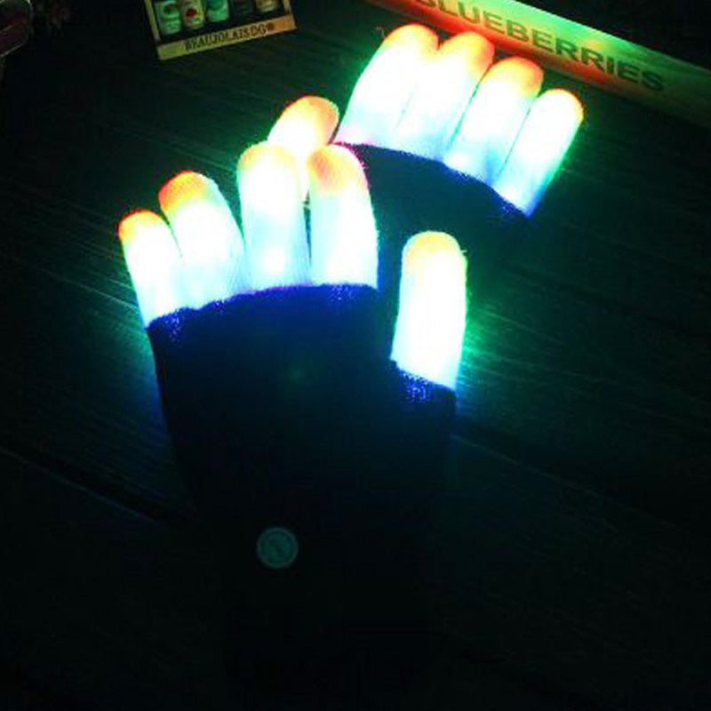 LED-lysende hansker