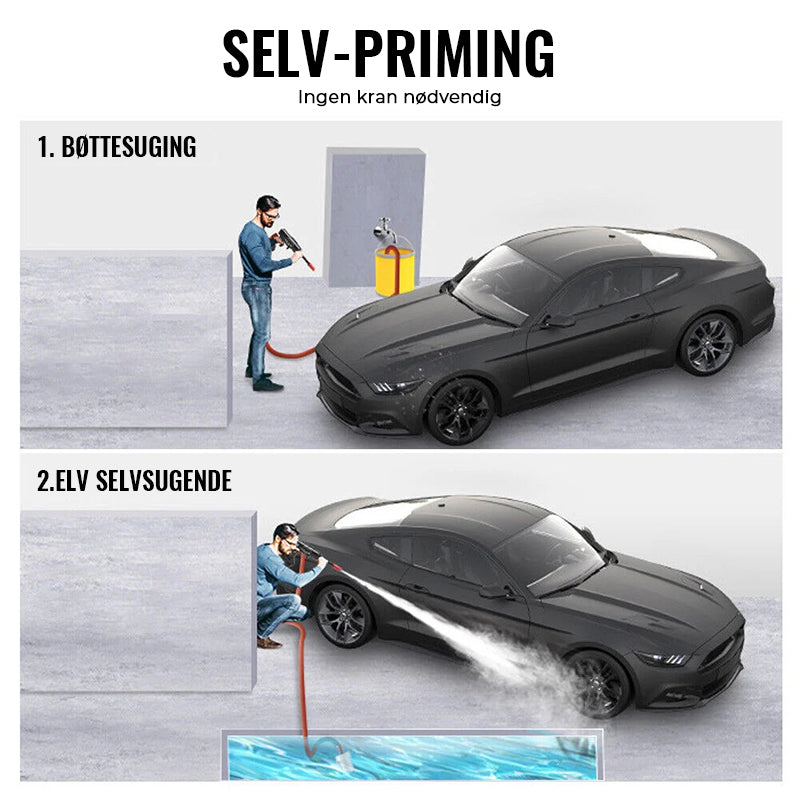 Trådløs bærbar høytrykkssprøytepistol