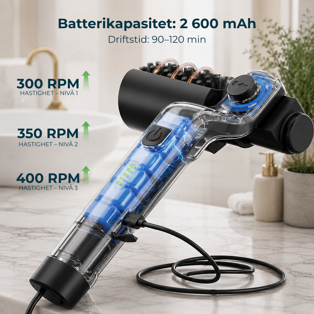 GrillForce™ | Trådløs elektrisk grillrenser