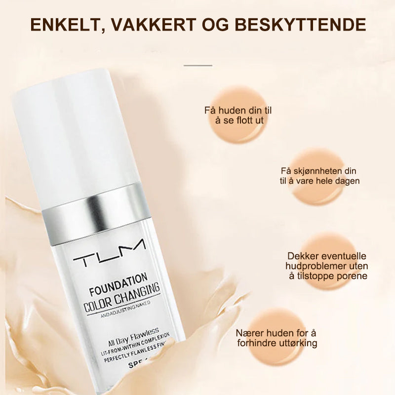 Beste Fargeskiftende Foundation For Moden Hud