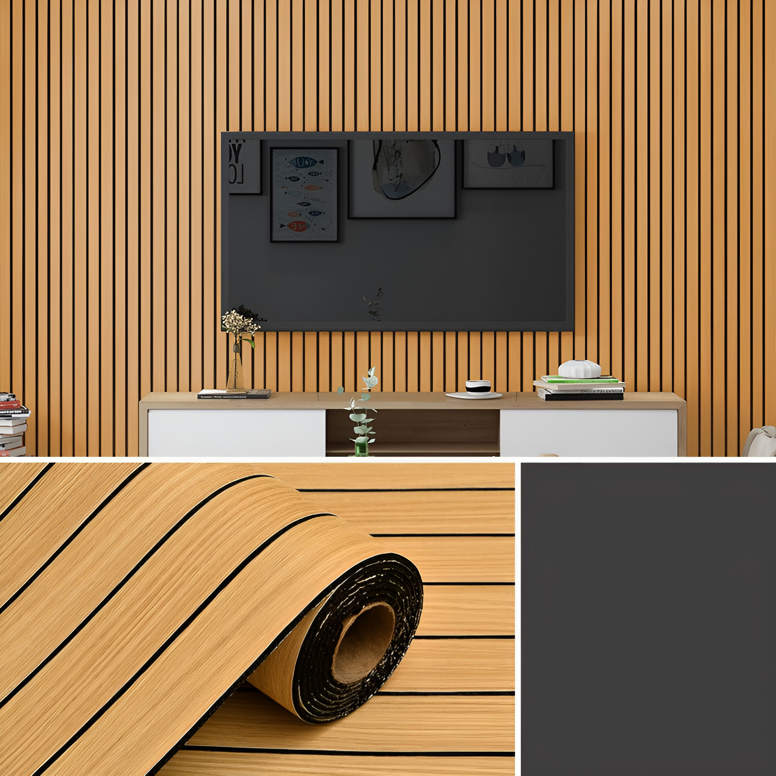 WallSticker: Elegant Tre-Lignende Selvklebende DIY Hjem Veggdekorasjon