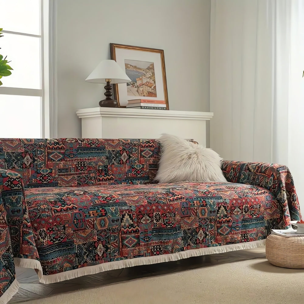 Casablanca bohemsk sofatrekk – 55"x71"