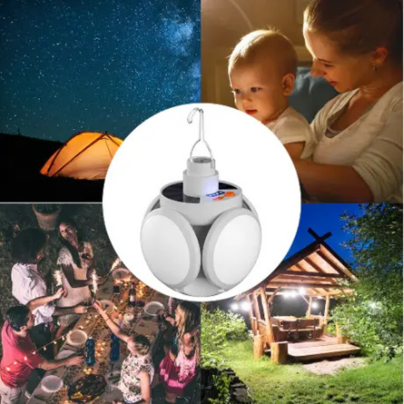 Ledsen™ SolarLamp: Bærbar Solenergi LED Sammenleggbar Panelemergency Lampe