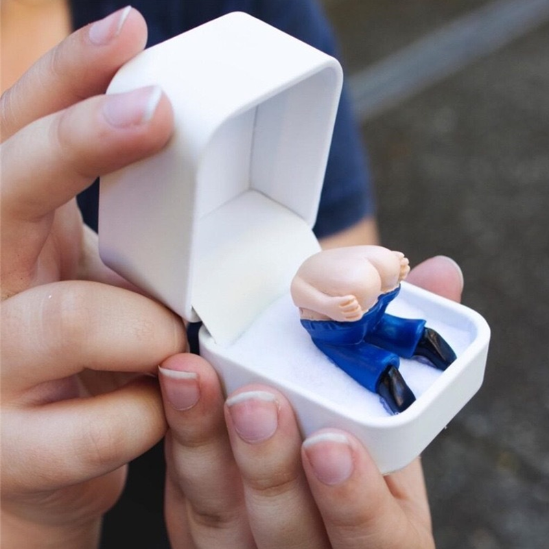 Fiserompe Forlovelsesring Boks