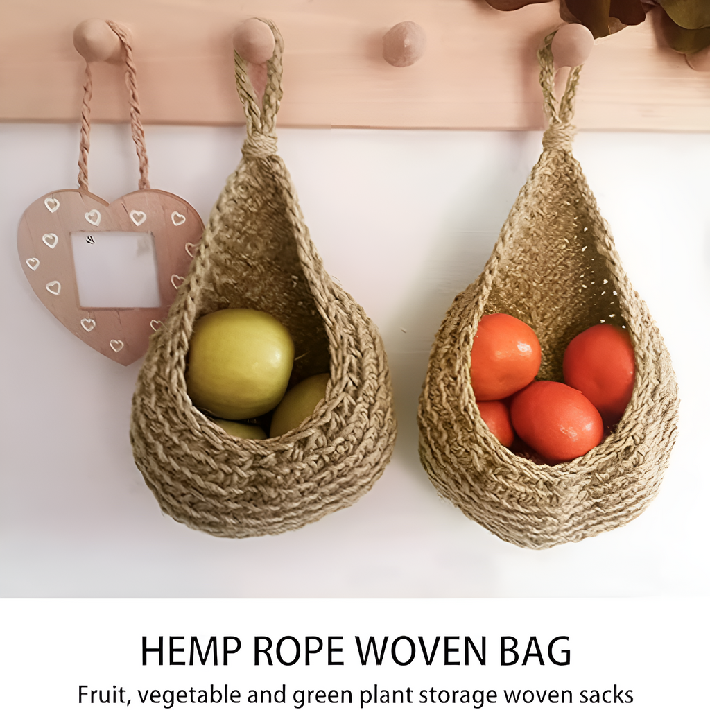 Håndlaget boho-hengekurv