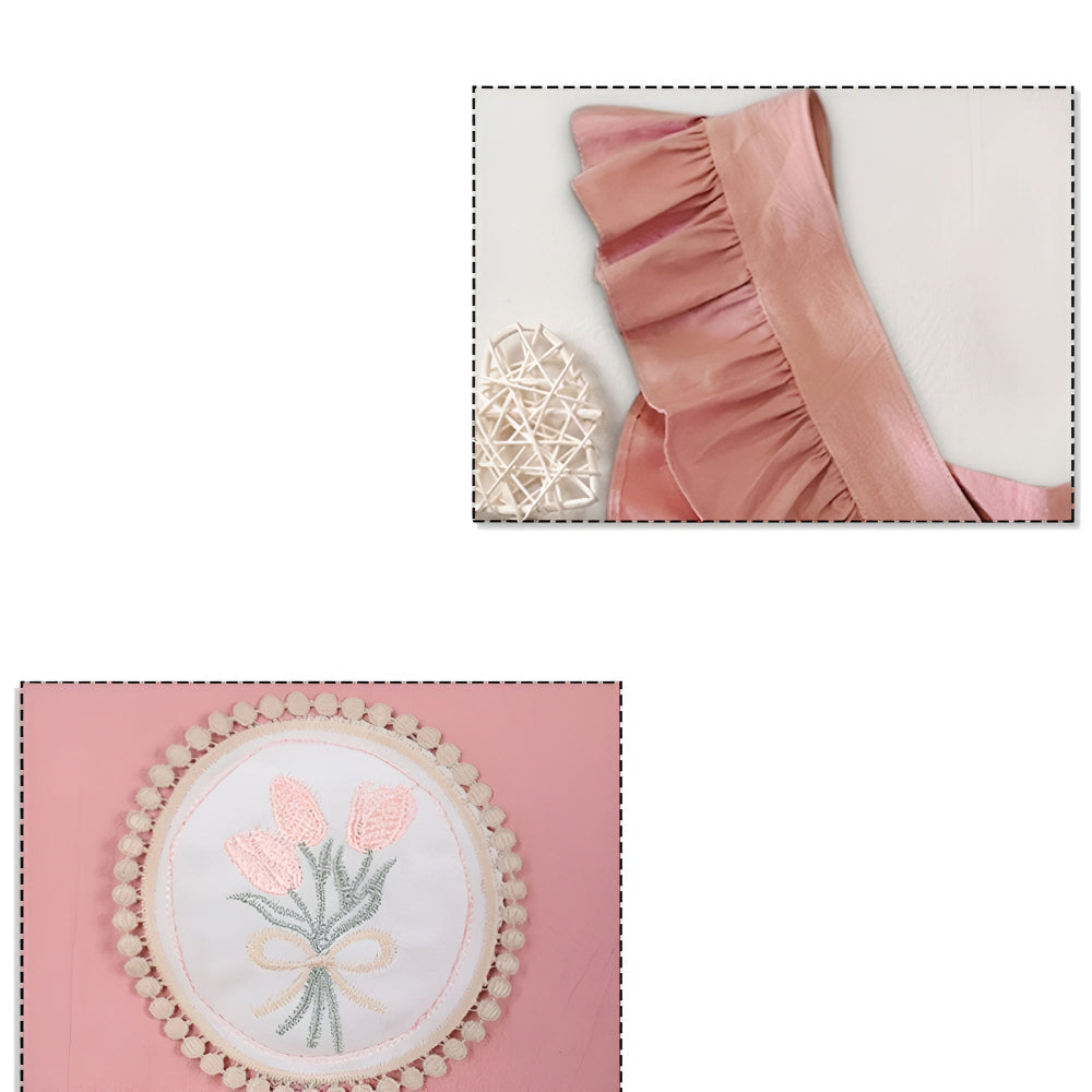 Lily Lace rosa forkle med blomster
