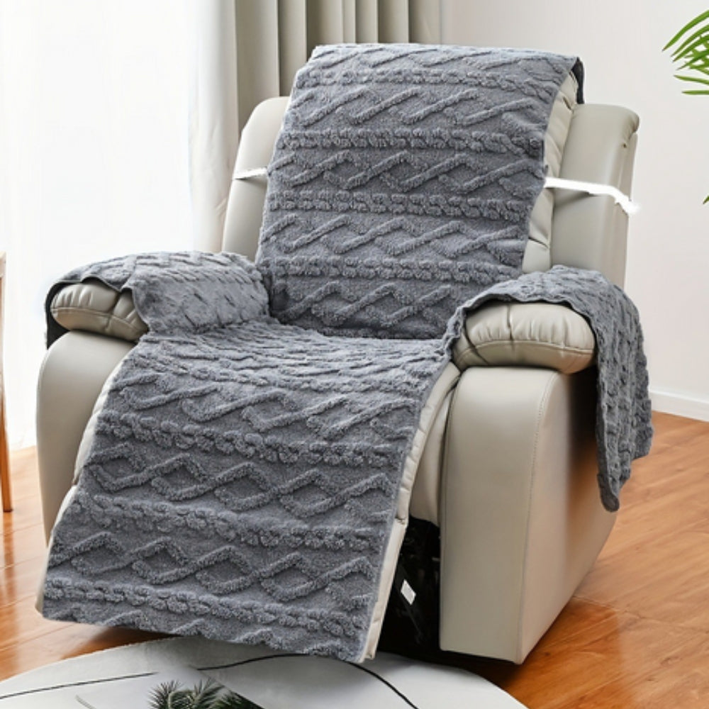 Trekk til reclinerstol med diamantmønster