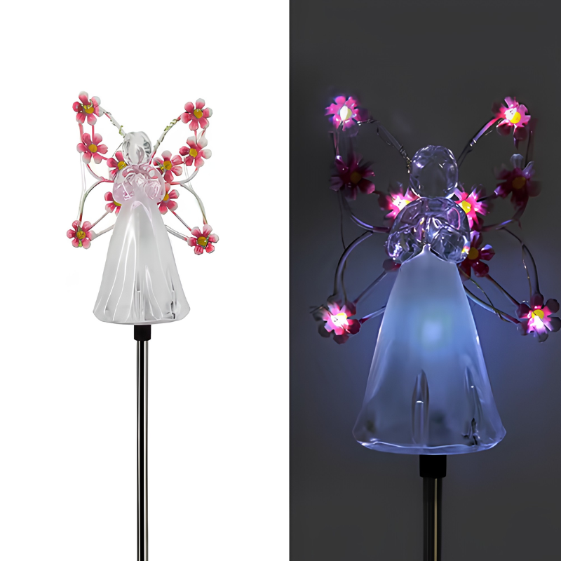 Ledsen™ AngelLamp: Solcelle Engel Utendørs Dekor Lamp