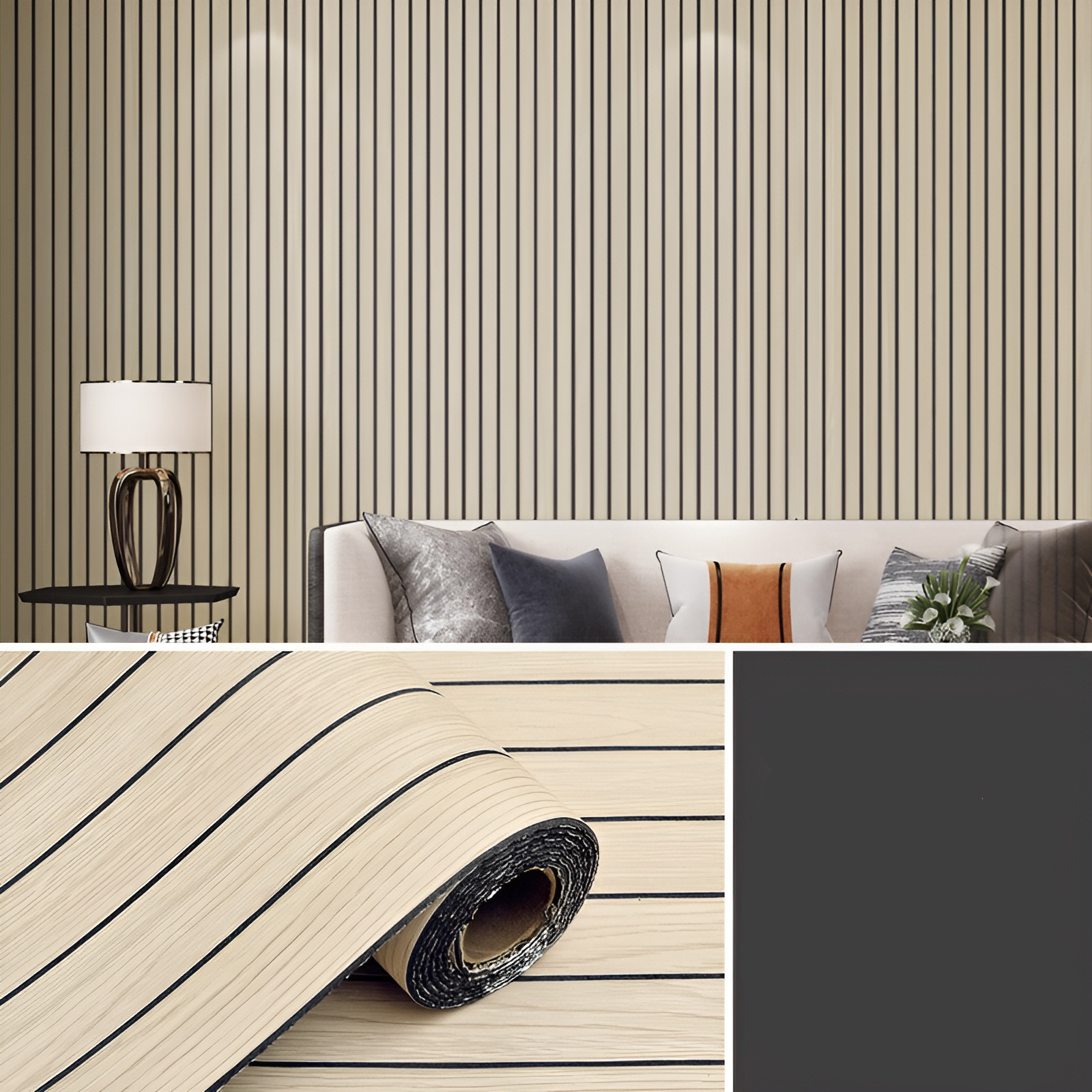 WallSticker: Elegant Tre-Lignende Selvklebende DIY Hjem Veggdekorasjon