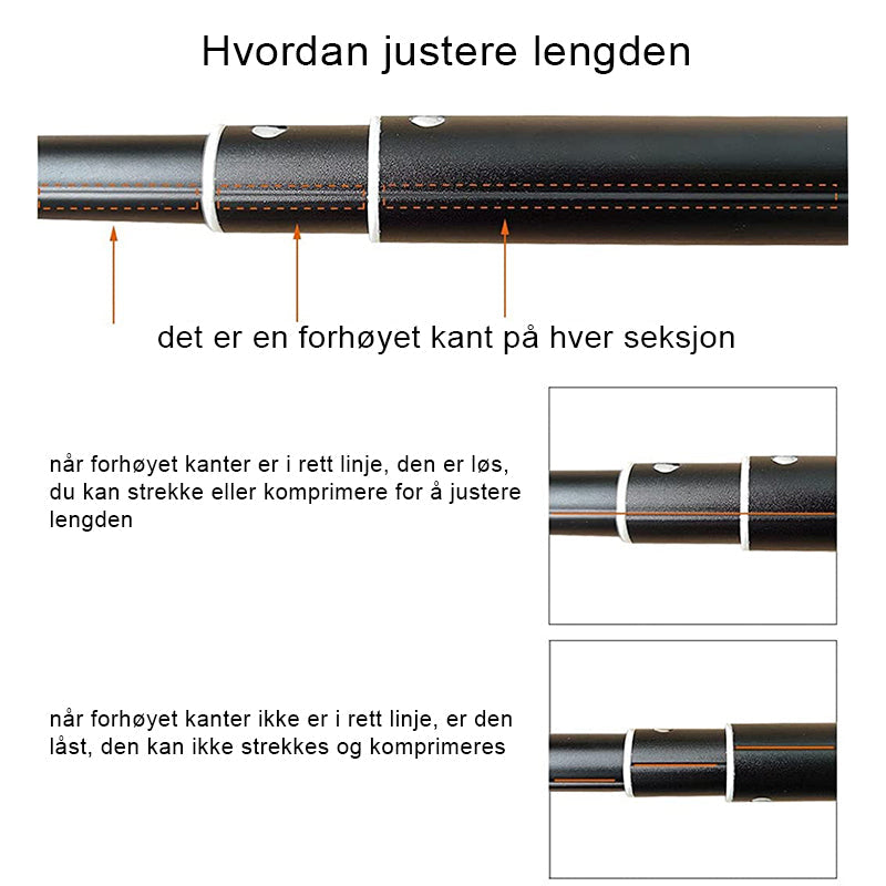 Metall skohorn Langt håndtak