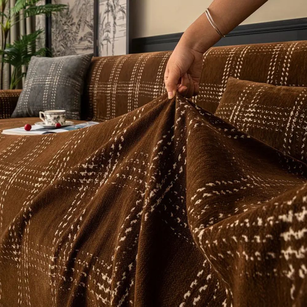 Chesterfield rutete sofatrekk