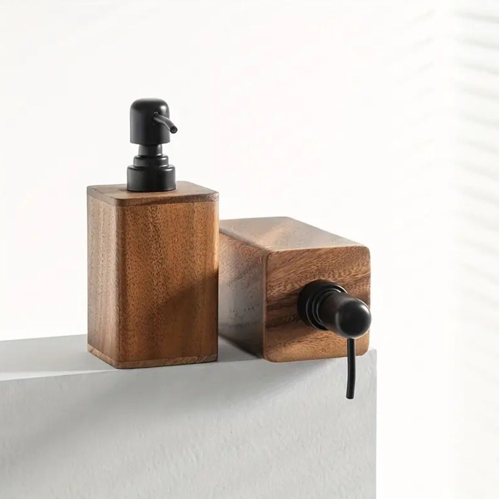 Walnut Aura dispenser til såpe og lotion
