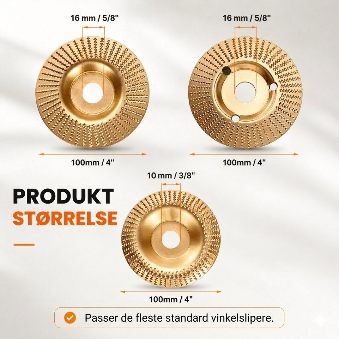 CarveDisc Pro™ | Treskæringsskiver til vinkelsliber