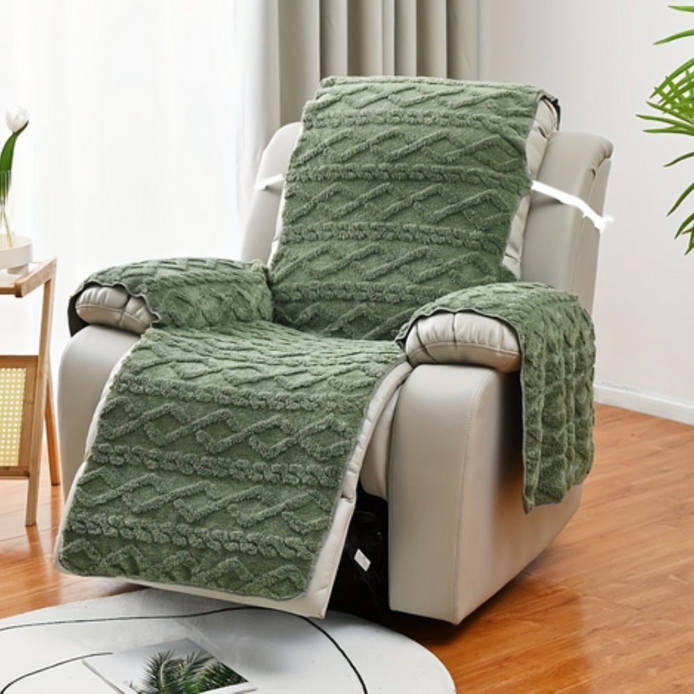 Trekk til reclinerstol med diamantmønster
