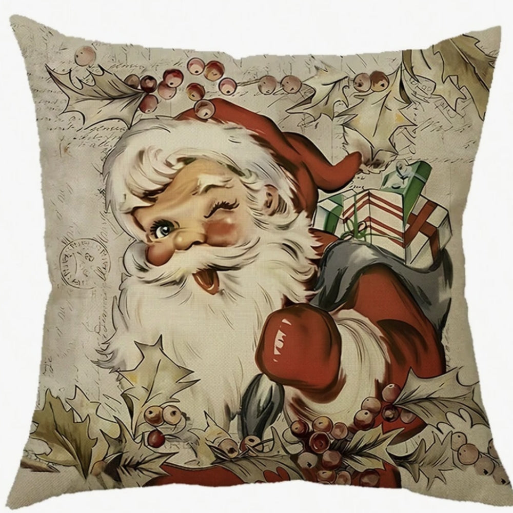 Landlig julputetrekk med nissemotiv – Santa Cheer
