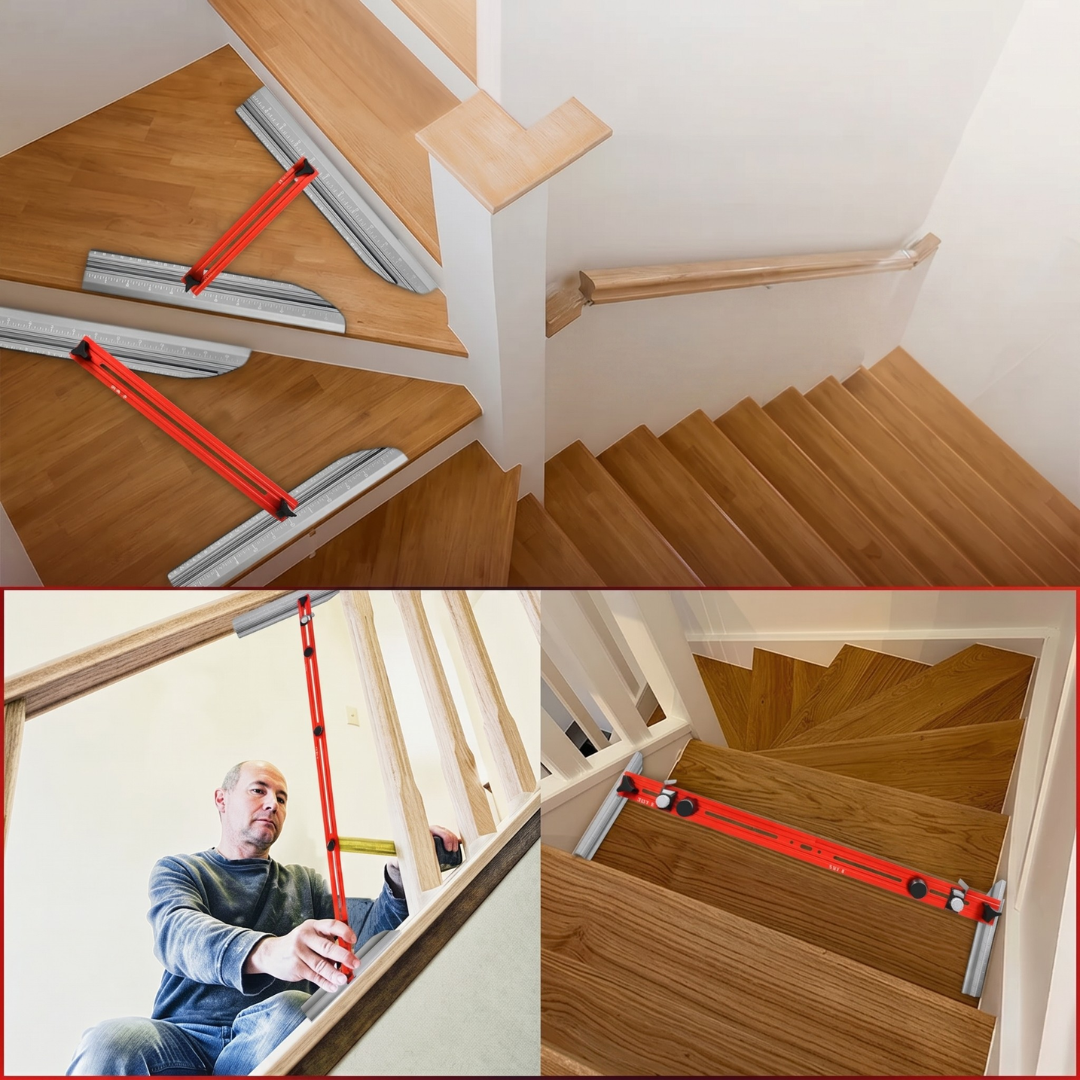 AngleStep™ | Justerbart trappetrinmåleværktøj i aluminiumslegering