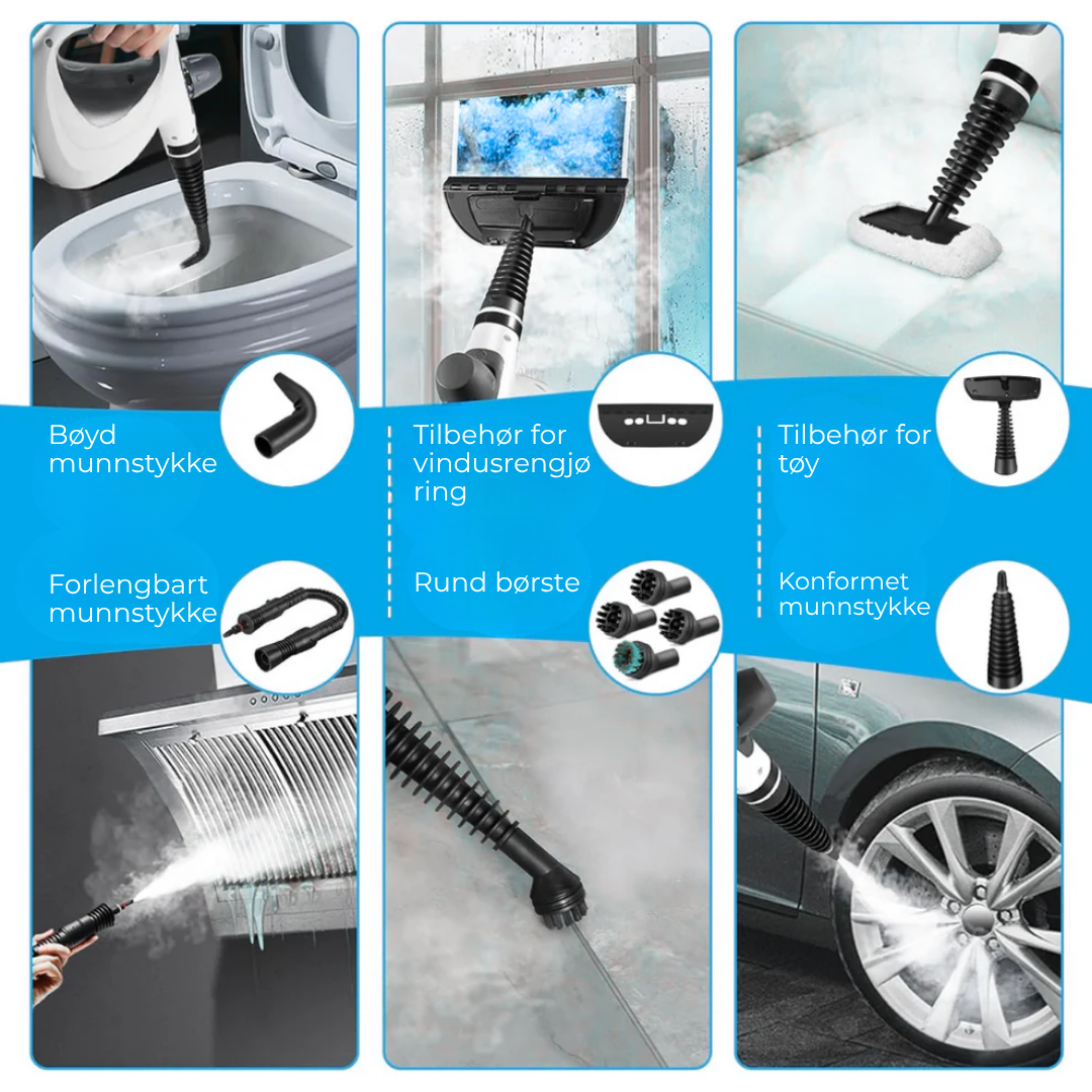 PureSteam™ MAX | Rengør – Uden Kemikalier. Kun Dampf.
