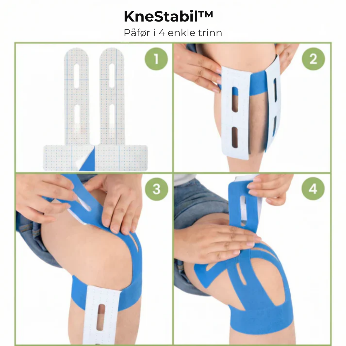 KneStabil™ | Stabil støtte og fri bevægelse