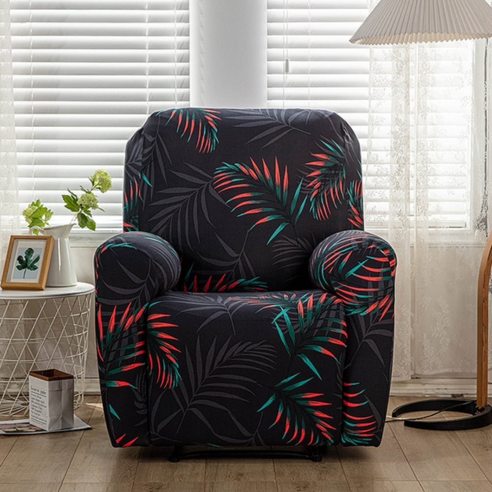 Blomstret trekk til reclinerstol